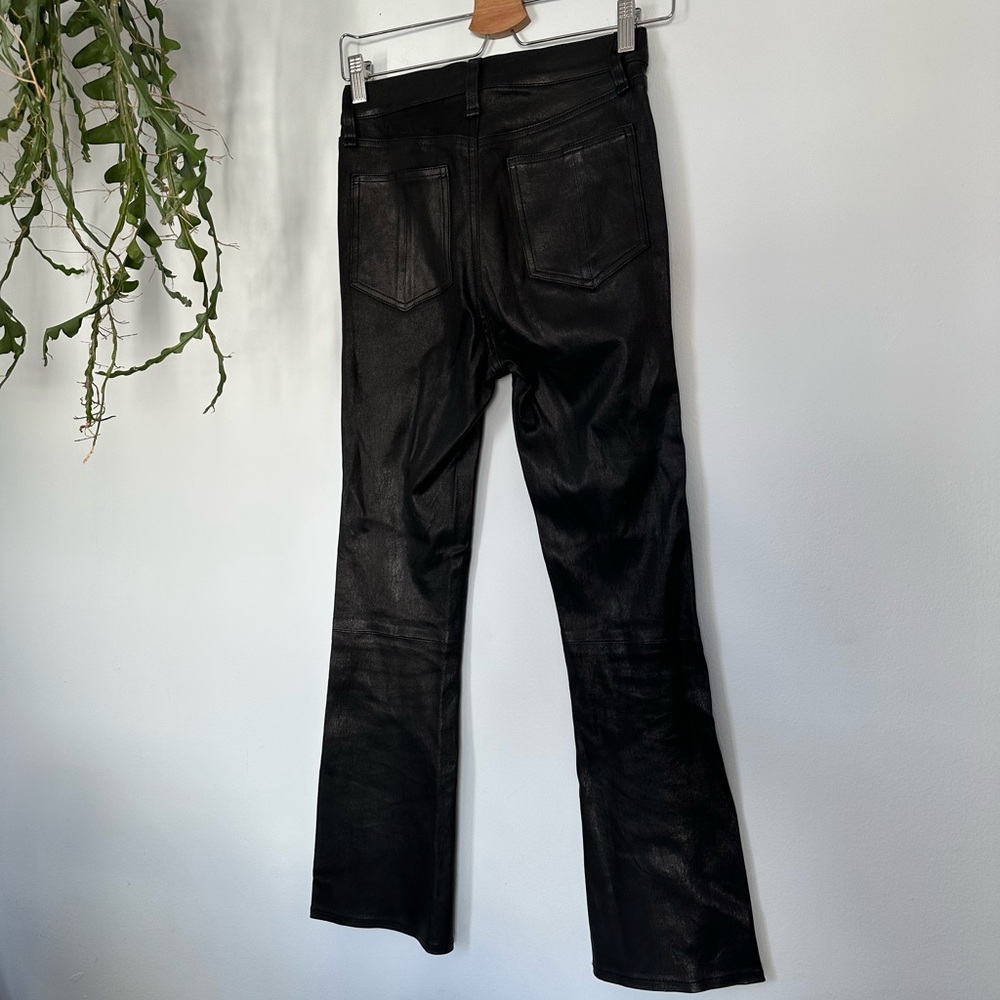 Rag & Bone Sheep Leather Kick Flare Pants